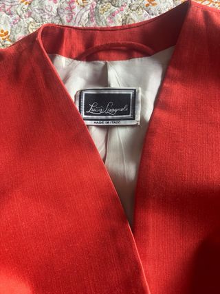 Giacca Luisa Spagnoli Arancione Seta