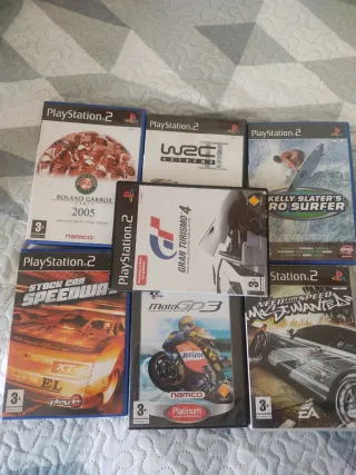 Lote 7 Juegos PS2: MotoGP3, Gran Turismo 4