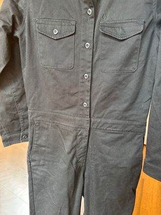 Mono negro manga larga T. XS