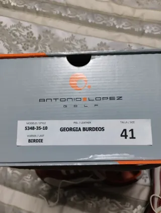 Zapatos de golf  Antonio López n41..Nuevos