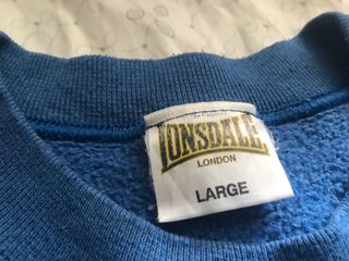 Sudadera Vintage Clásica Lonsdale London talla L
