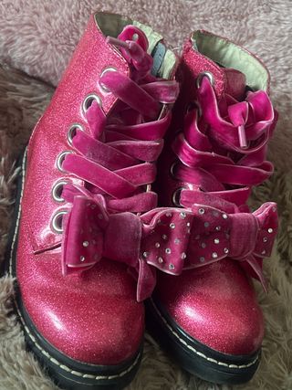 Stivaletti bambina glitter rosa 31