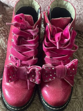 Stivaletti bambina glitter rosa 31