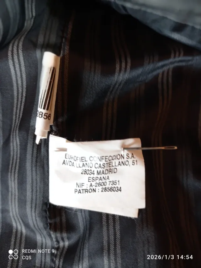 Chaqueta blazer americana piel cordero Springfield