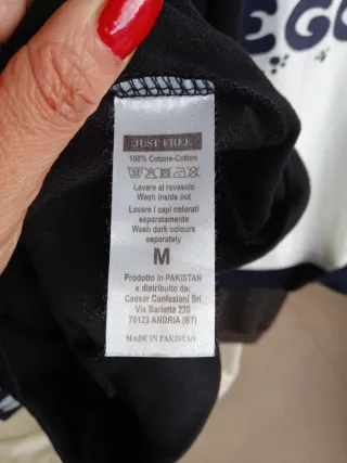 Set 2 pigiami donna Just free tg M caldo cotone