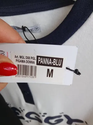 Set 2 pigiami donna Just free tg M caldo cotone