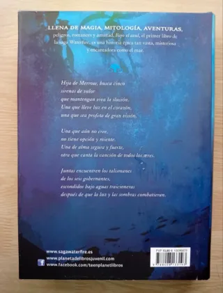 Saga Waterfire, libros 1.Deep Blue y 2.Rogue Wave