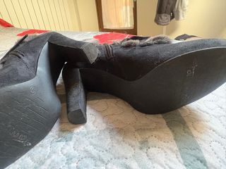 Stivali invernali neri con pelo tg 41