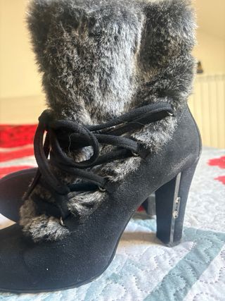 Stivali invernali neri con pelo tg 41