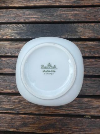 Bol porcelana SUOMI para salsa/leche/azúcar+tapa