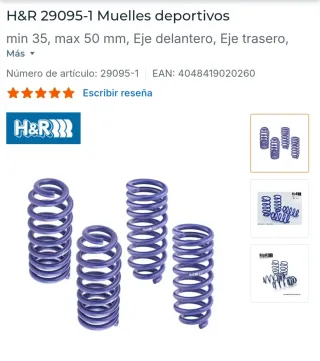 Muelles H&R deportivos Corsa