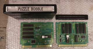 Cartucho Arcade Neo Geo MVS Puzzle Bobble Taito