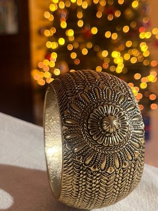 Pulsera Brazalete Vintage Dorado bohemio