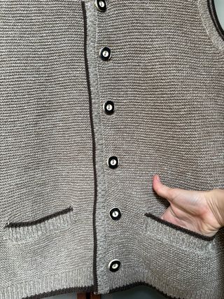 Chaleco vintage Waldschütz botones talla M