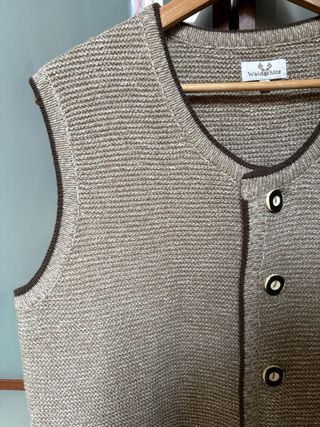 Chaleco vintage Waldschütz botones talla M
