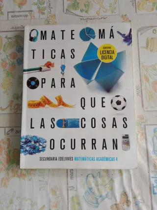 Lote 3 libros 4° ESO