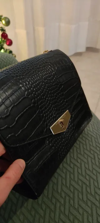 Borsa Pelle Paul Costelloe Nera