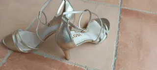 Sandalias LODI Piel Dorada Talla 40