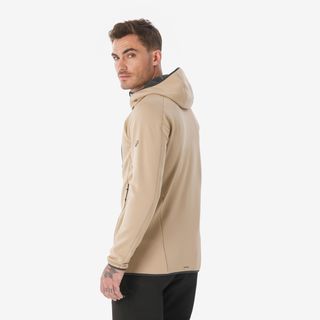 Chaqueta polar de  montaña y trekking concapucha Hombre