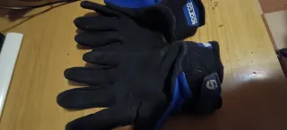Guantes Sparco Meca Azul y Negro talla M