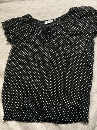 Blusa Mujer Talla S Lunares