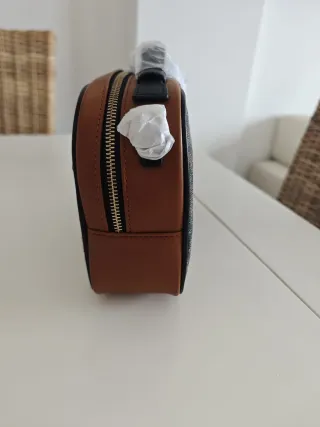 Bolso Bandolera Tous Beige y Rojo