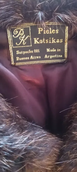 Abrigo N.u.t.r.i.a Marrón Talla M/L