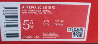 Nike Air Max 90 Talla 38 Nuevas