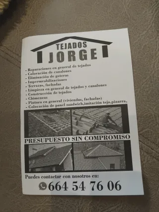 Todo en tejados.