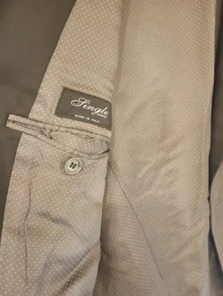 Giacca uomo elegante grigia taglia 48