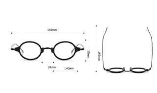 Gafas ovaladas TITANIO graduadas personalizadas