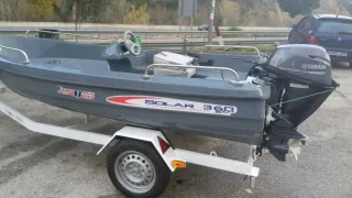 Barca de pesca con motor Yamaha 15cv