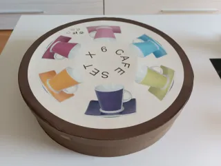 Juego 6 tazas café expreso