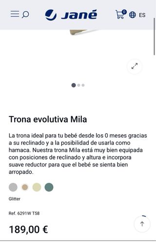 Trona Jané Mila evolutiva -  Muy buen estado