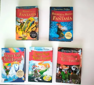 Colección  5 libros Gerónimo Stilton