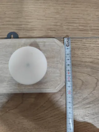 Perchero madera 3 ganchos blancos