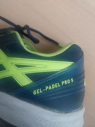 Zapatillas Padel Talla 42.5 Azul/Verde