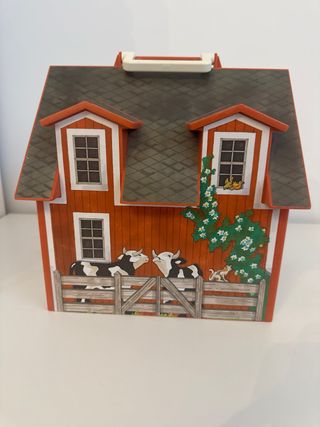 Granja Playmobil con figuras y animales