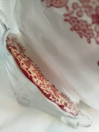 Ensaladera Cartuja, fondo borde decorados.  Impeca