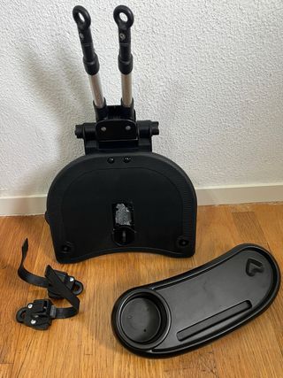 Patinete y bandeja merendero para cochecito