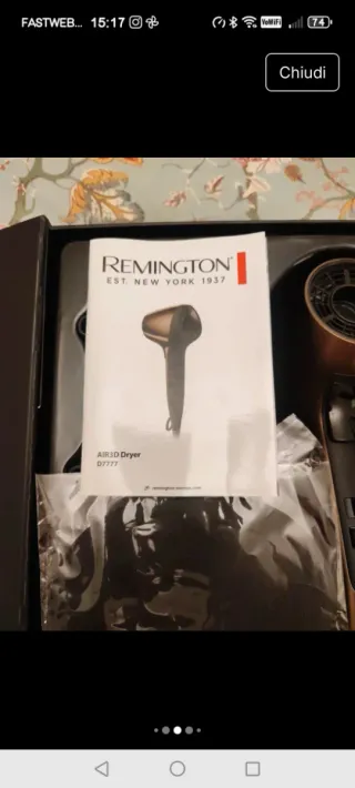 Asciugacapelli Remington AIR 3D