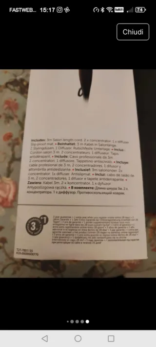 Asciugacapelli Remington AIR 3D