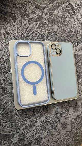 Funda iPhone 13/14 Azul Magnética