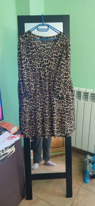 Vestido estampado leopardo