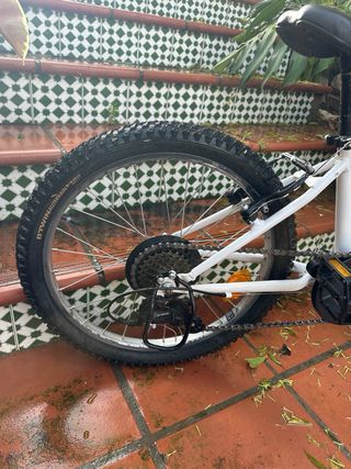 Bicicleta Rockrider Blanca