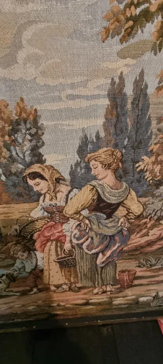 Conjinto de 2 tapices antiguos