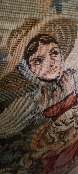 Conjinto de 2 tapices antiguos