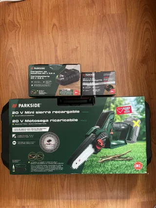 Parkside Sierra y Motosierra Recargable 20V