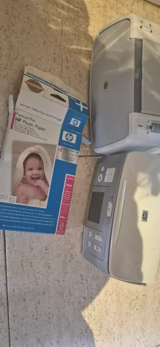 Impresora Fotos HP Plata