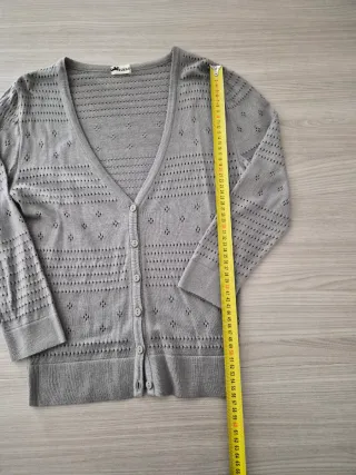 Cardigan donna grigio